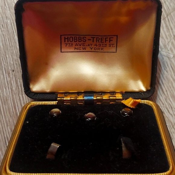 Treasures of new York. Vintage men's jewelry. 1940s 1950s. 5 piece